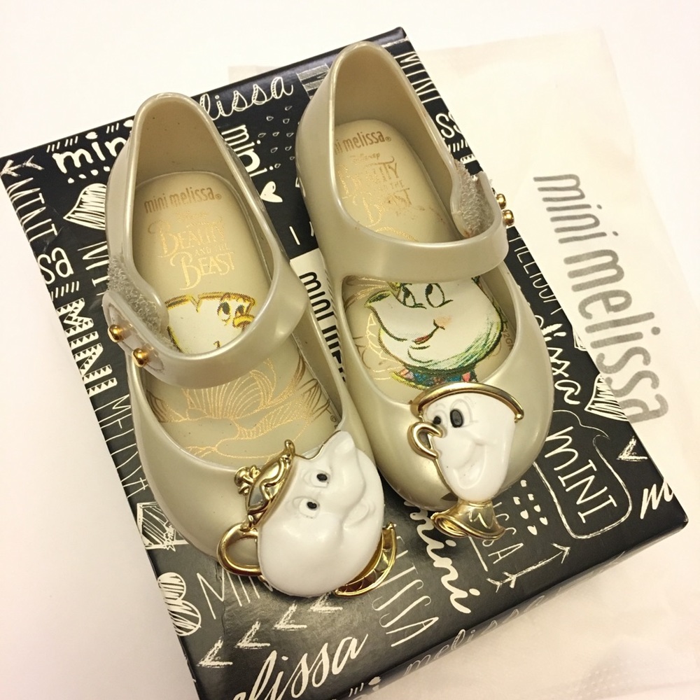 Mini Melissa Mrs. Potts baby shoes Sz 5